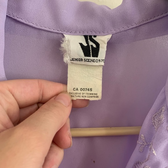 Sheer Lilac 💜 Vintage Dress - Picture 6 of 8